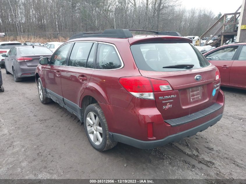 2013 Subaru Outback 2.5I VIN: 4S4BRBAC9D3227870 Lot: 38312956