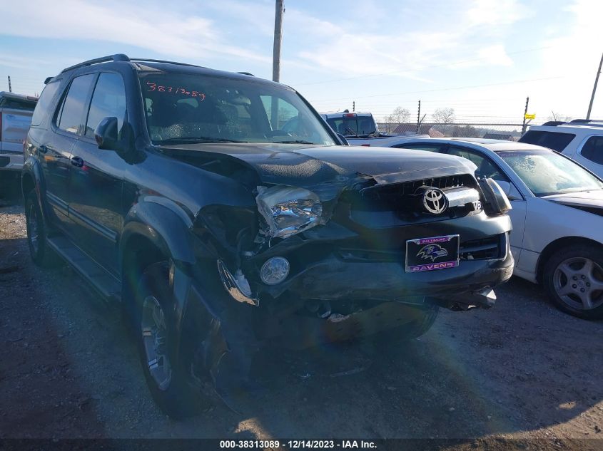 2006 Toyota Sequoia Sr5 V8 VIN: 5TDBT44A36S267052 Lot: 38313089