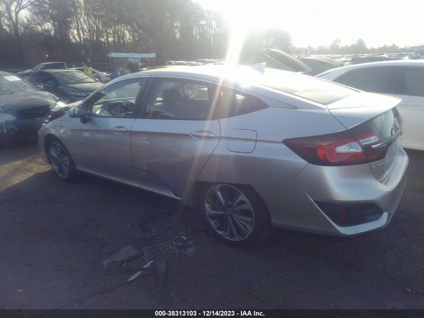2018 Honda Clarity Plug-In Hybrid Touring VIN: JHMZC5F31JC010550 Lot: 38313103