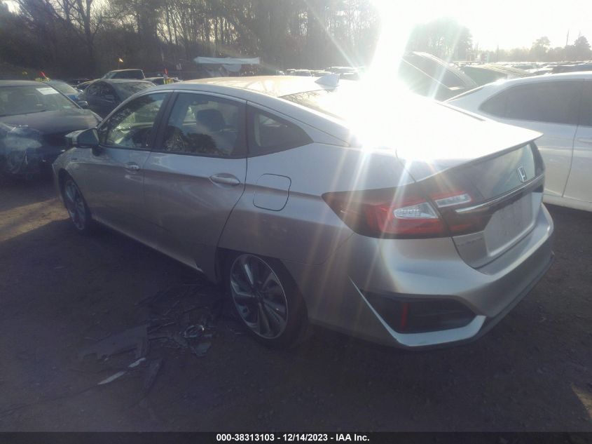 2018 Honda Clarity Plug-In Hybrid Touring VIN: JHMZC5F31JC010550 Lot: 38313103