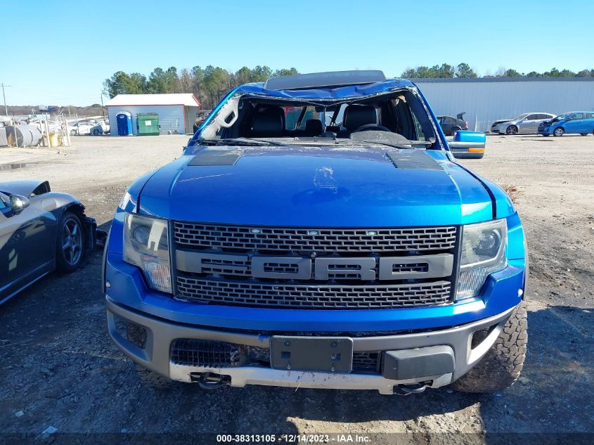 2013 Ford F-150 Svt Raptor VIN: 1FTFW1R69DFD68394 Lot: 38313105