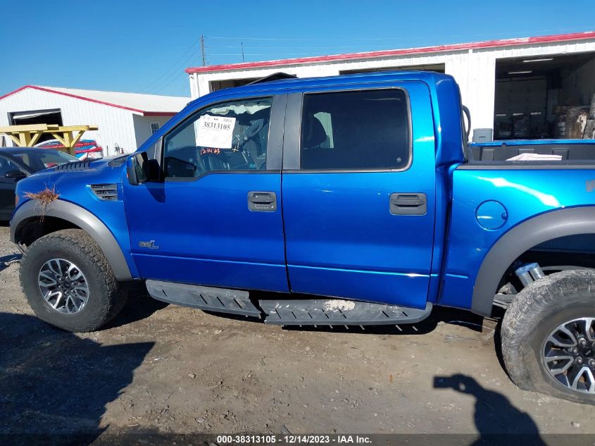 2013 Ford F-150 Svt Raptor VIN: 1FTFW1R69DFD68394 Lot: 38313105