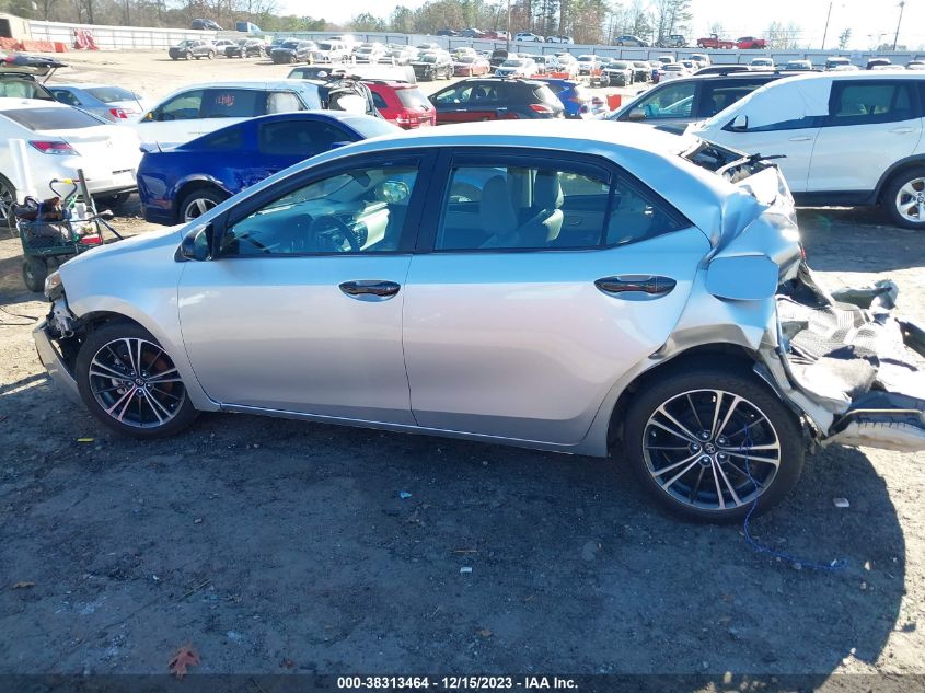 2015 Toyota Corolla Le VIN: 2T1BURHE5FC290655 Lot: 38313464