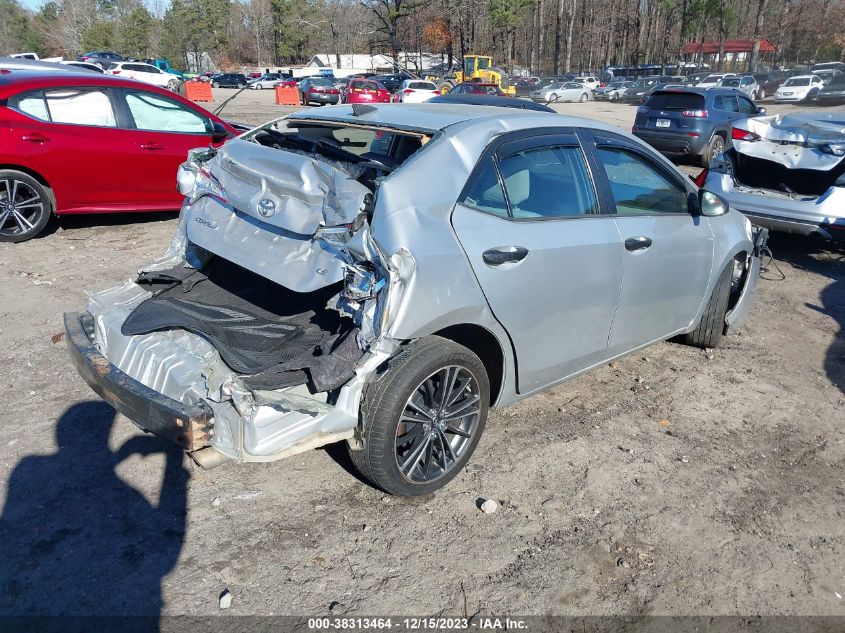 2015 Toyota Corolla Le VIN: 2T1BURHE5FC290655 Lot: 38313464