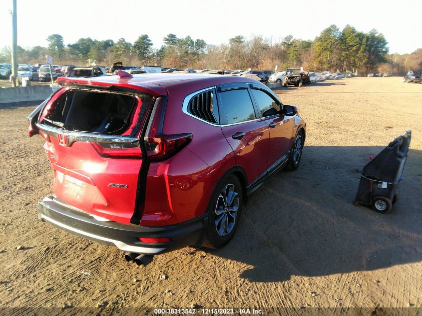 2021 Honda Cr-V Awd Ex-L VIN: 2HKRW2H86MH667417 Lot: 38313542