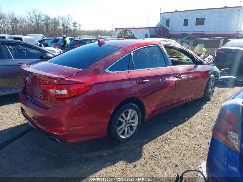 2015 Hyundai Sonata Se VIN: 5NPE24AF9FH249287 Lot: 38313603