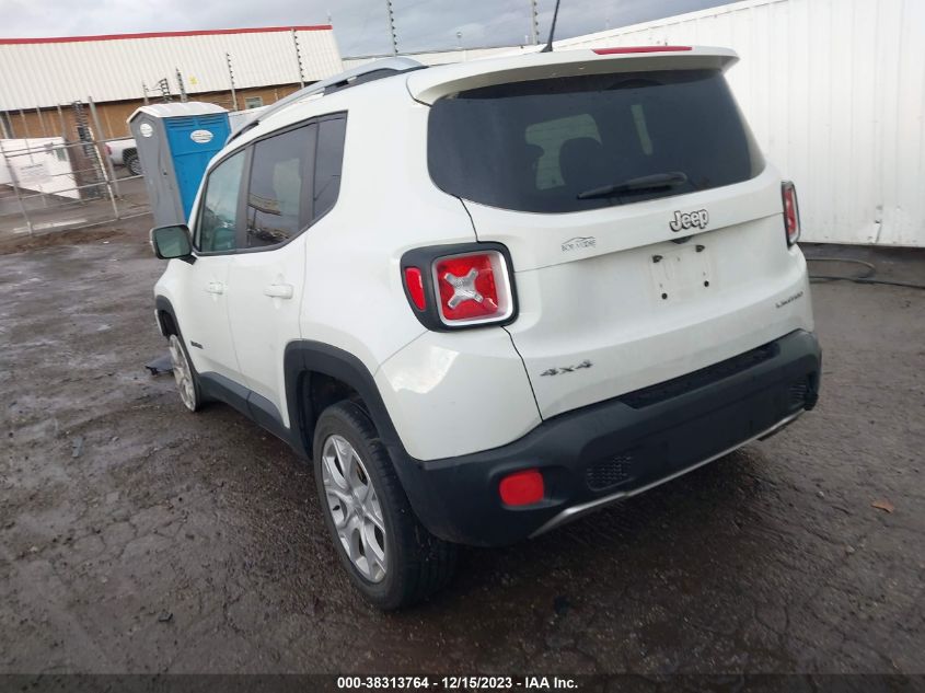 2016 Jeep Renegade Limited VIN: ZACCJBDT6GPD30322 Lot: 40900039