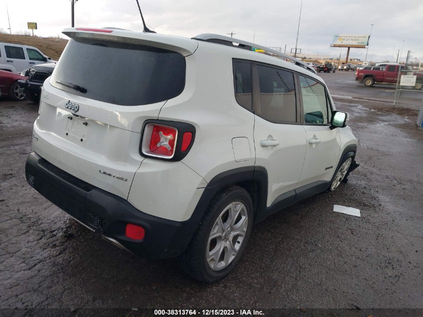 2016 Jeep Renegade Limited VIN: ZACCJBDT6GPD30322 Lot: 40900039