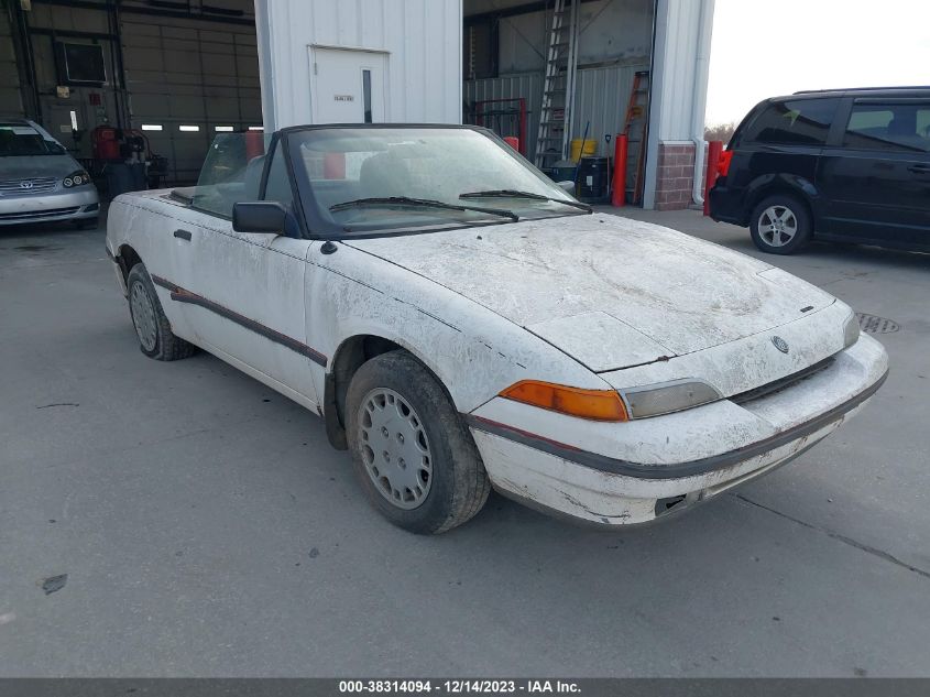 1991 Mercury Capri VIN: 6MPCT01Z8M8633976 Lot: 38314094