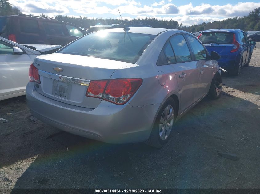 2014 Chevrolet Cruze Ls Auto VIN: 1G1PA5SH9E7245155 Lot: 38314434