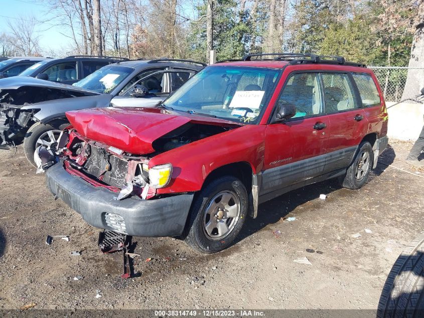 2002 Subaru Forester VIN: JF1SF635428736337 Lot: 38314749