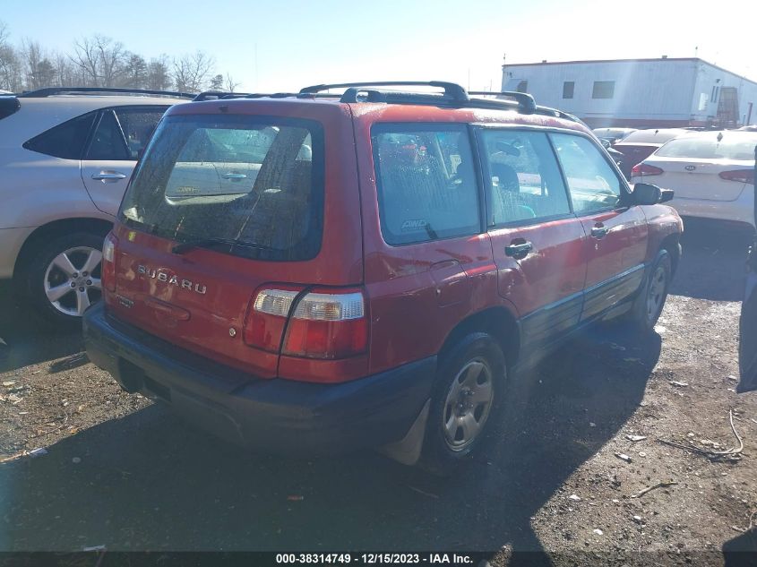 2002 Subaru Forester VIN: JF1SF635428736337 Lot: 38314749