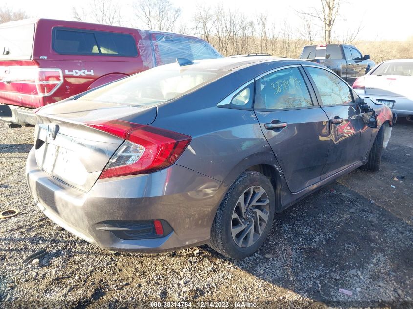 2018 Honda Civic Ex VIN: 19XFC2F78JE025822 Lot: 38314784