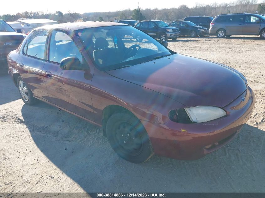 1996 Hyundai Elantra Gl VIN: KMHJF24M4TU201887 Lot: 38314886