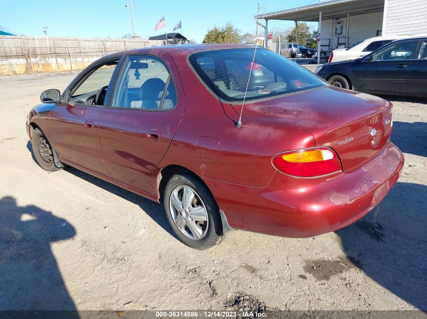 1996 Hyundai Elantra Gl VIN: KMHJF24M4TU201887 Lot: 38314886