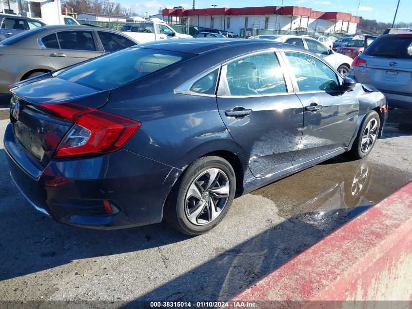 2019 Honda Civic Lx VIN: 2HGFC2F61KH583364 Lot: 38315014