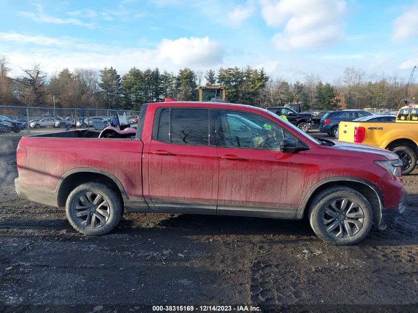 2021 Honda Ridgeline Awd Sport VIN: 5FPYK3F14MB015873 Lot: 38315169