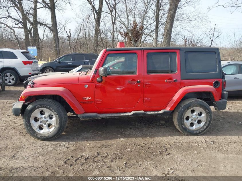 2014 Jeep Wrangler Unlimited Sahara VIN: 1C4BJWEG6EL146830 Lot: 38315286