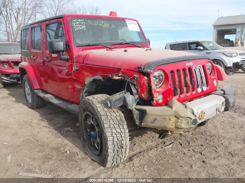 2014 Jeep Wrangler Unlimited Sahara VIN: 1C4BJWEG6EL146830 Lot: 38315286