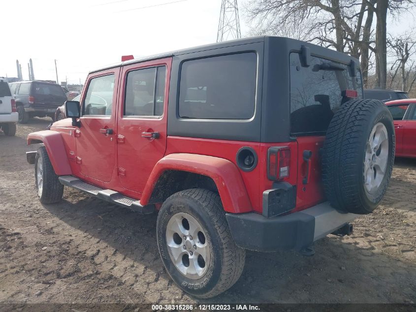 2014 Jeep Wrangler Unlimited Sahara VIN: 1C4BJWEG6EL146830 Lot: 38315286