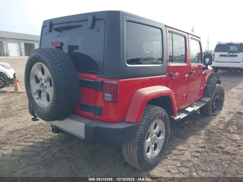 2014 Jeep Wrangler Unlimited Sahara VIN: 1C4BJWEG6EL146830 Lot: 38315286