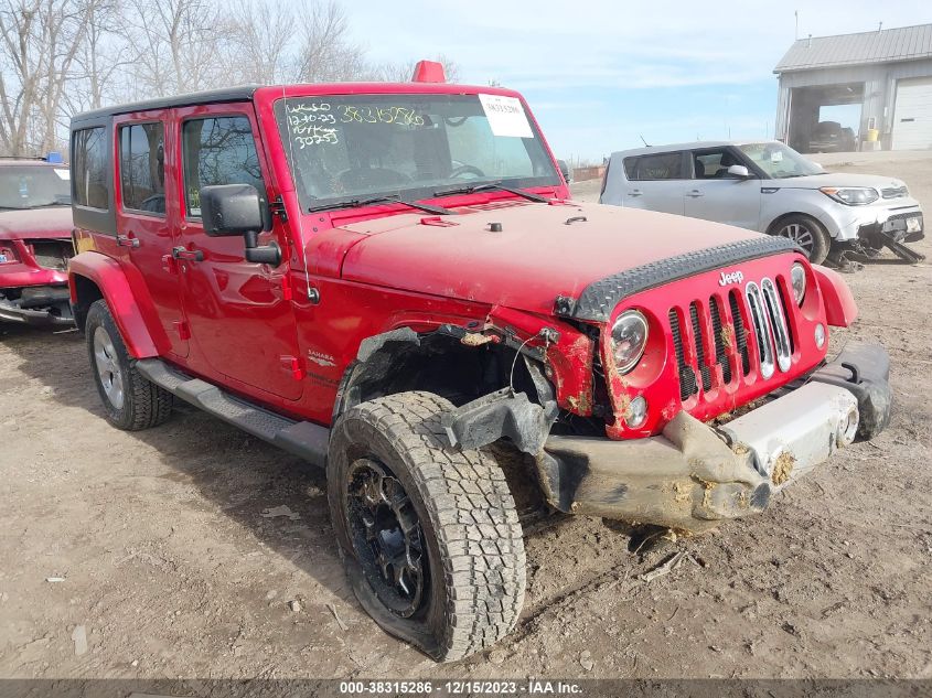 2014 Jeep Wrangler Unlimited Sahara VIN: 1C4BJWEG6EL146830 Lot: 38315286