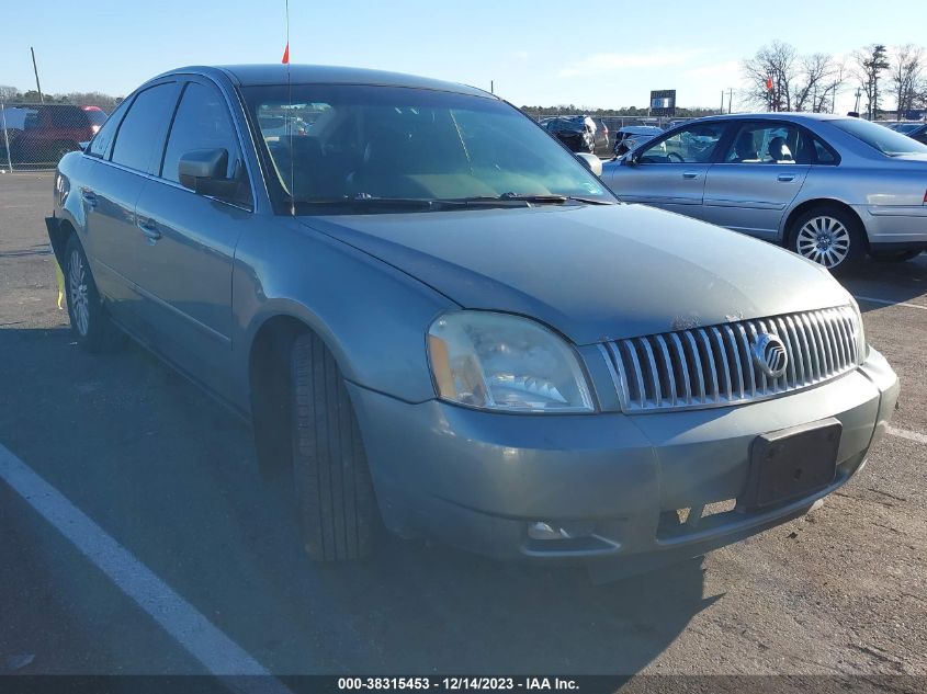 2006 Mercury Montego Premier VIN: 1MEFM42136G600117 Lot: 38315453