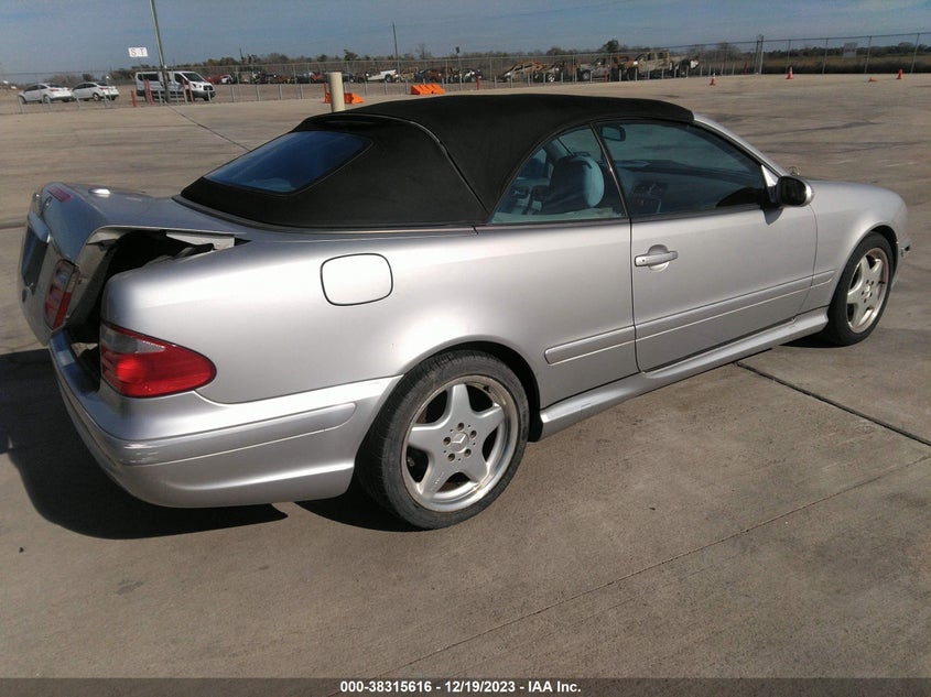 2000 Mercedes-Benz Clk 430 VIN: WDBLK70G8YT048528 Lot: 38315616