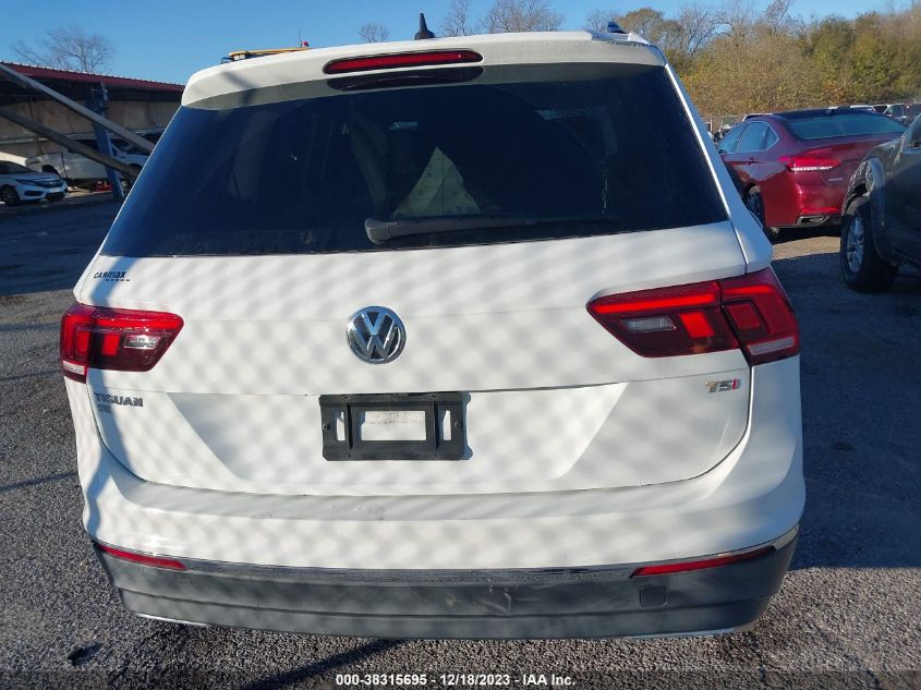 2018 Volkswagen Tiguan 2.0T Se/2.0T Sel VIN: 3VV3B7AX1JM181766 Lot: 38315695