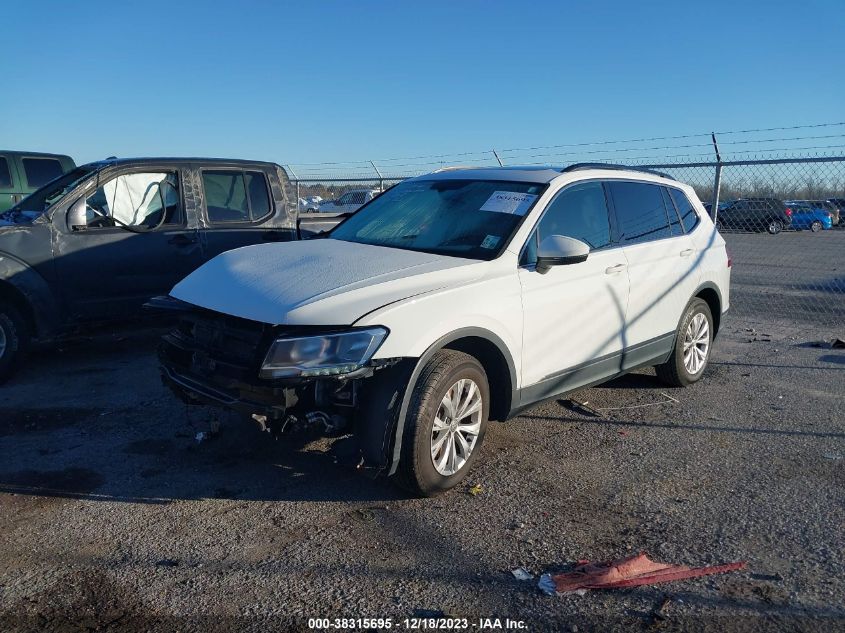 2018 Volkswagen Tiguan 2.0T Se/2.0T Sel VIN: 3VV3B7AX1JM181766 Lot: 38315695