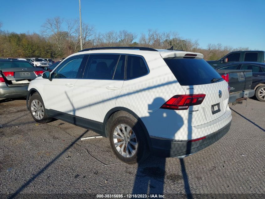 2018 Volkswagen Tiguan 2.0T Se/2.0T Sel VIN: 3VV3B7AX1JM181766 Lot: 38315695