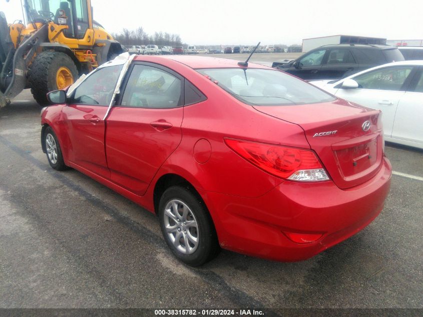 2013 Hyundai Accent Gls VIN: KMHCT4AE1DU552655 Lot: 38315782