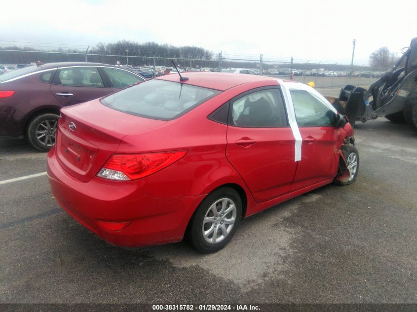 2013 Hyundai Accent Gls VIN: KMHCT4AE1DU552655 Lot: 38315782