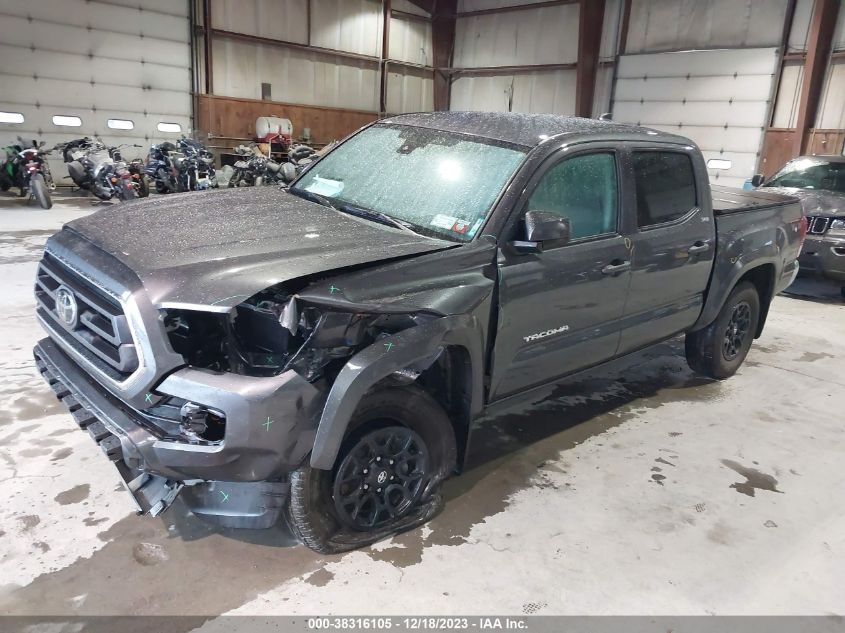 2022 Toyota Tacoma Sr5 V6 VIN: 3TYCZ5AN3NT092112 Lot: 38316105