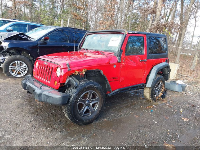 2013 Jeep Wrangler Sport VIN: 1C4AJWAG0DL705823 Lot: 38316177