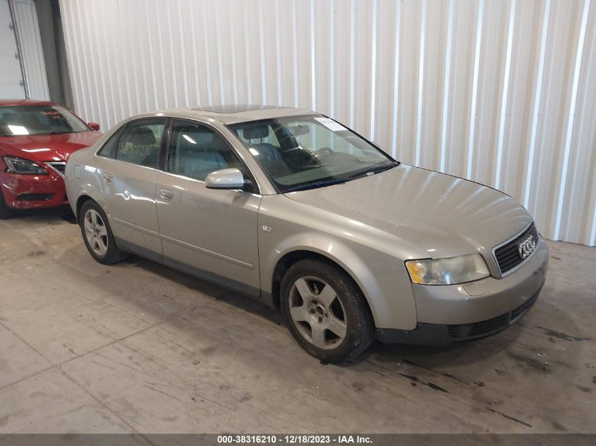 2002 Audi A4 3.0L VIN: WAUJT68E12A170862 Lot: 38316210