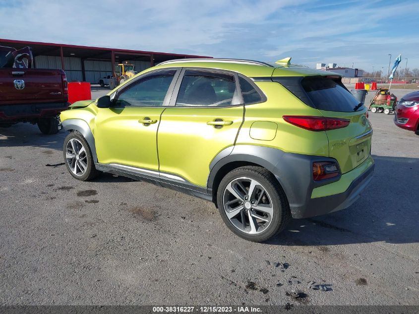 2020 Hyundai Kona Ultimate VIN: KM8K53A58LU432446 Lot: 38316227