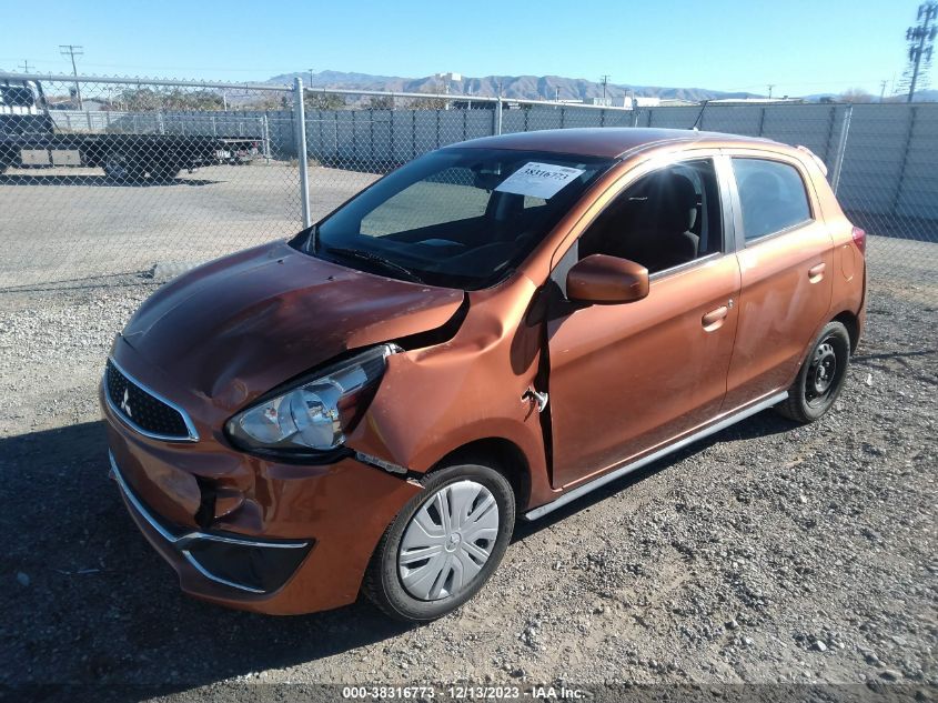 2017 Mitsubishi Mirage Es VIN: ML32A3HJ1HH010847 Lot: 38316773