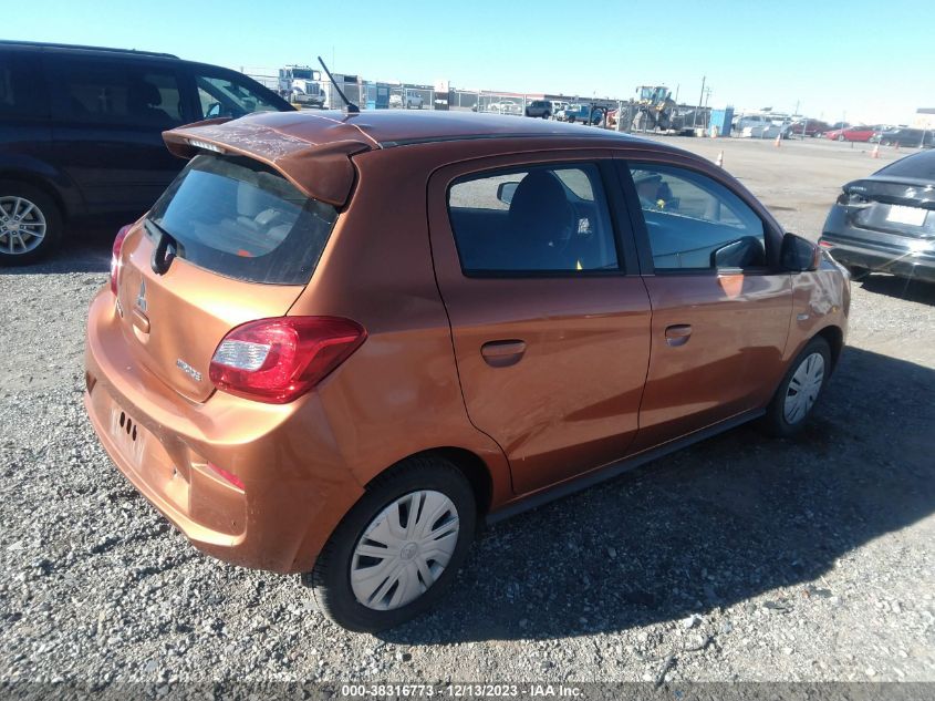 2017 Mitsubishi Mirage Es VIN: ML32A3HJ1HH010847 Lot: 38316773