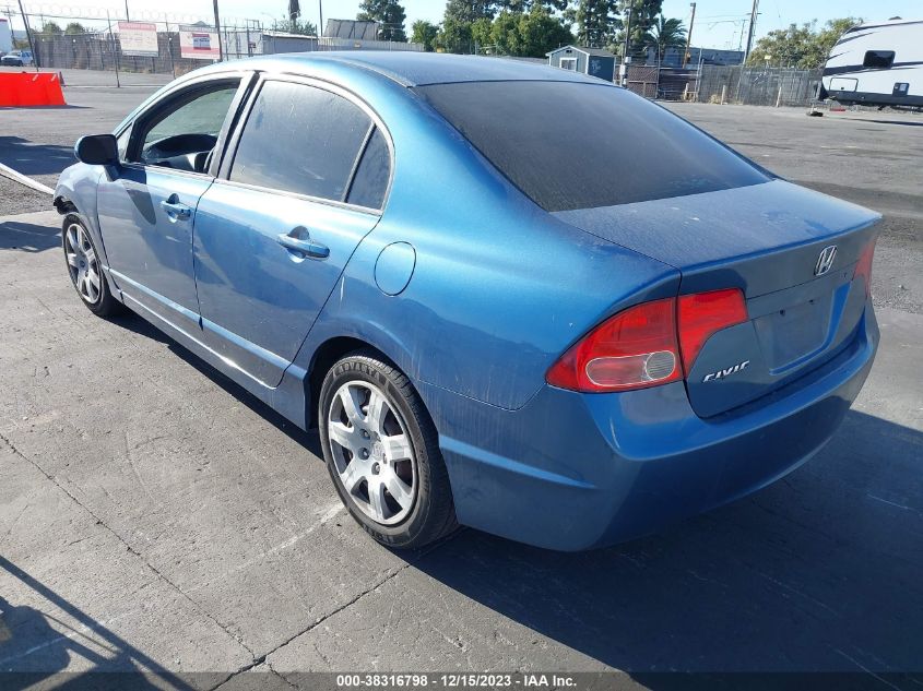 2008 Honda Civic Lx VIN: 2HGFA16508H525116 Lot: 38316798