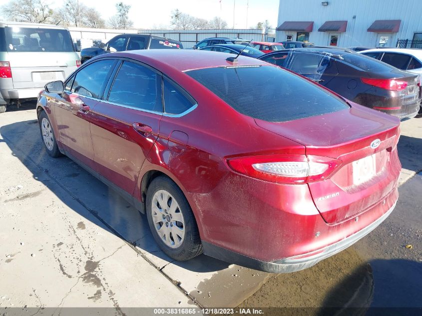 3FA6P0G72DR267046 2013 Ford Fusion S