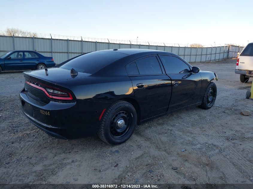 2021 Dodge Charger Police Awd VIN: 2C3CDXKG3MH640486 Lot: 38316972