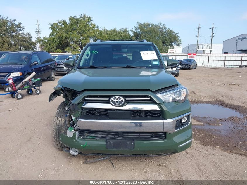 2022 Toyota 4Runner Limited VIN: JTEDU5JR4N5255742 Lot: 38317000