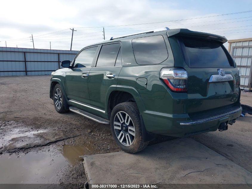 2022 Toyota 4Runner Limited VIN: JTEDU5JR4N5255742 Lot: 38317000