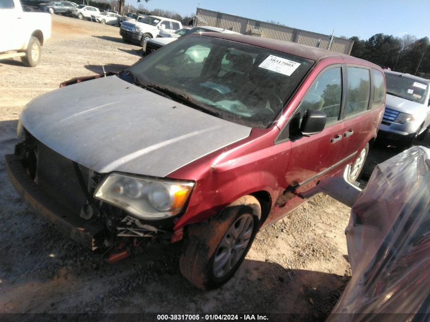 2015 Dodge Grand Caravan Avp/Se VIN: 2C4RDGBG4FR550220 Lot: 38317005