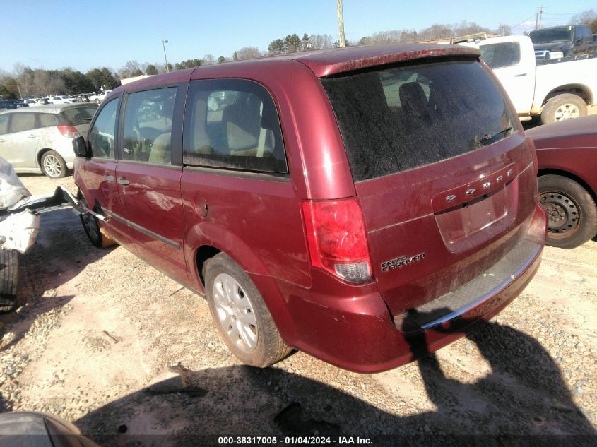 2015 Dodge Grand Caravan Avp/Se VIN: 2C4RDGBG4FR550220 Lot: 38317005