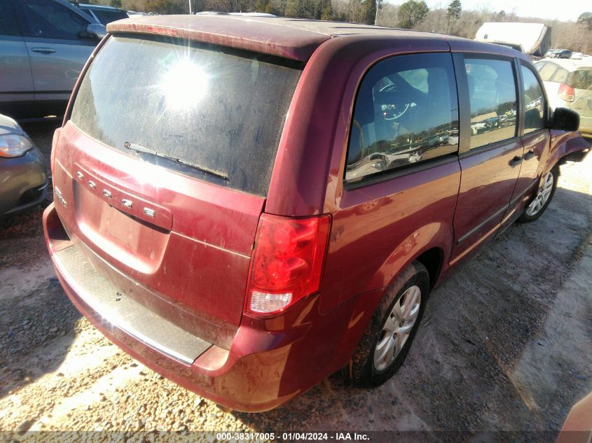 2015 Dodge Grand Caravan Avp/Se VIN: 2C4RDGBG4FR550220 Lot: 38317005