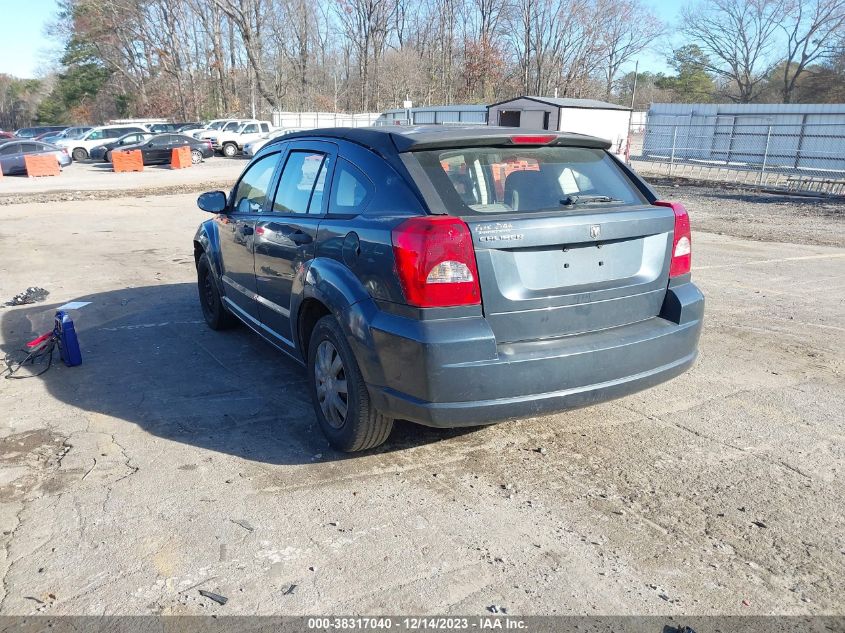 2007 Dodge Caliber VIN: 1B3HB28B57D317940 Lot: 38317040