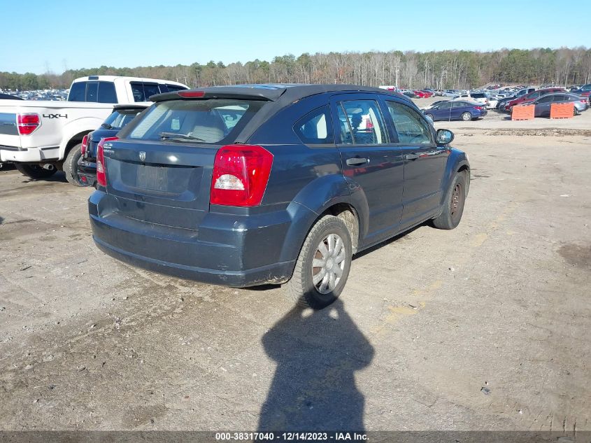 2007 Dodge Caliber VIN: 1B3HB28B57D317940 Lot: 38317040