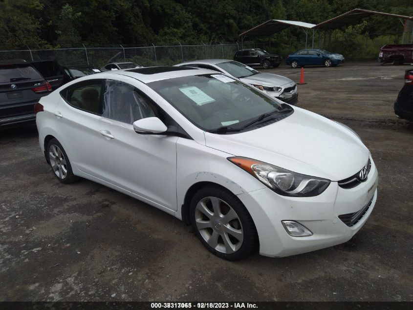 2013 Hyundai Elantra Limited VIN: 5NPDH4AEXDH221044 Lot: 38317065